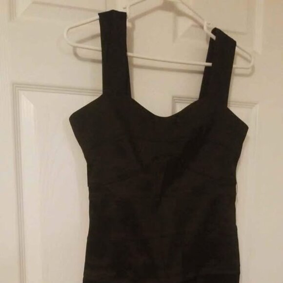 NEW Black Bandaid Dress Size 6 - Picture 1 of 5
